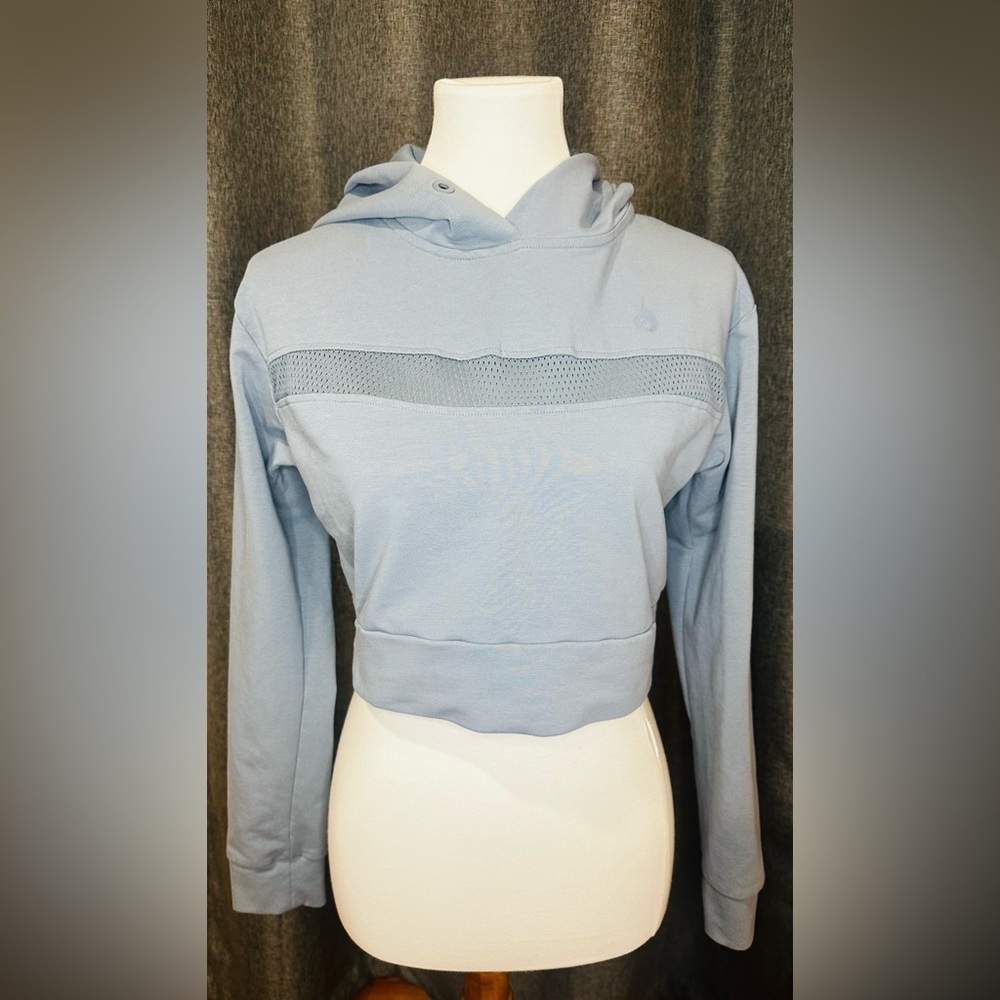 Ryderwear Light Blue Cropped Hoodie